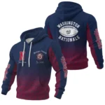Washington Nationals Waffle Pullover Hoodie Custom Your Name