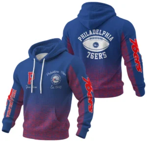 Philadelphia 76ers Waffle Pullover Hoodie Custom Your Name