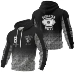 Brooklyn Nets Waffle Pullover Hoodie Custom Your Name