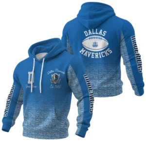 Dallas Mavericks Waffle Pullover Hoodie Custom Your Name