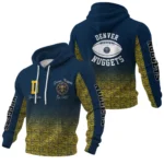 Denver Nuggets Waffle Pullover Hoodie Custom Your Name
