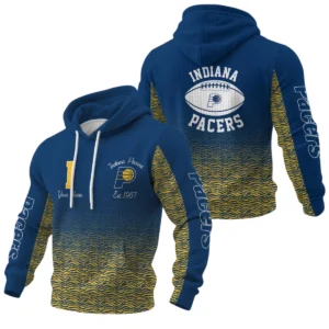Indiana Pacers Waffle Pullover Hoodie Custom Your Name