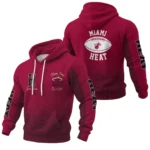 Miami Heat Waffle Pullover Hoodie Custom Your Name