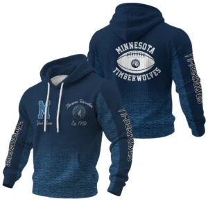 Minnesota Timberwolves Waffle Pullover Hoodie Custom Your Name