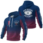 New Orleans Pelicans Waffle Pullover Hoodie Custom Your Name