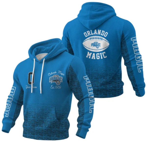 Orlando Magic Waffle Pullover Hoodie Custom Your Name