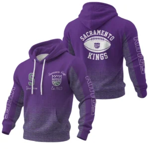 Sacramento Kings Waffle Pullover Hoodie Custom Your Name
