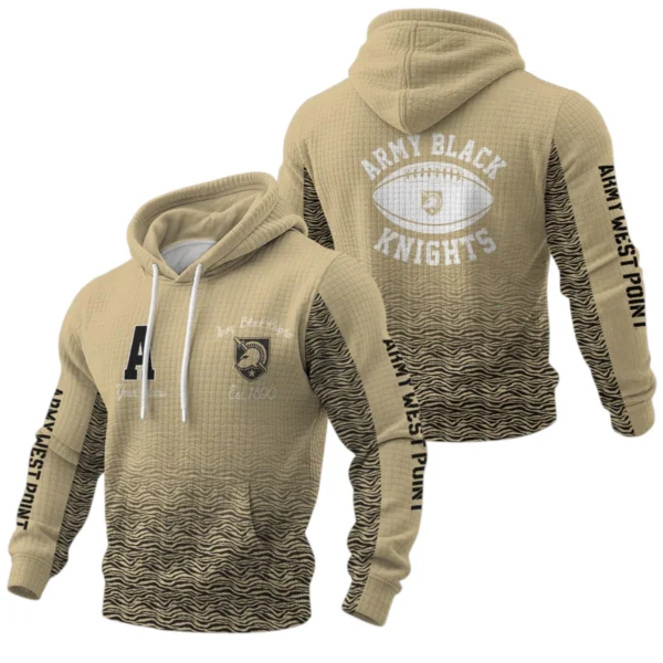 Army Black Knights Waffle Pullover Hoodie Custom Your Name