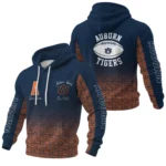 Auburn Tigers Waffle Pullover Hoodie Custom Your Name