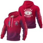 Arizona Wildcats Waffle Pullover Hoodie Custom Your Name