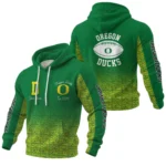 Oregon Ducks Waffle Pullover Hoodie Custom Your Name