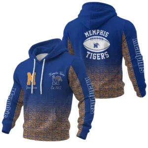 Memphis Tigers Waffle Pullover Hoodie Custom Your Name
