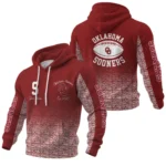 Oklahoma Sooners Waffle Pullover Hoodie Custom Your Name