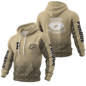 Purdue Boilermakers Waffle Pullover Hoodie Custom Your Name