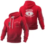 Rutgers Scarlet Knights Waffle Pullover Hoodie Custom Your Name