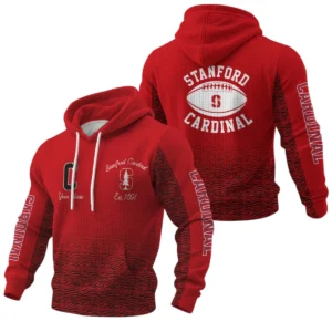 Stanford Cardinal Waffle Pullover Hoodie Custom Your Name