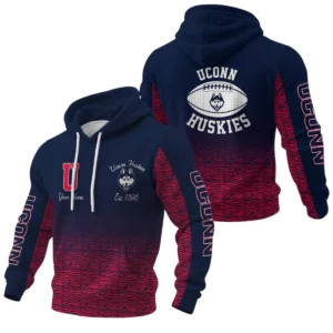 UConn Huskies Waffle Pullover Hoodie Custom Your Name