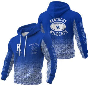 Kentucky Wildcats Waffle Pullover Hoodie Custom Your Name
