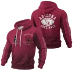 Arizona Cardinals Waffle Pullover Hoodie Custom Your Name