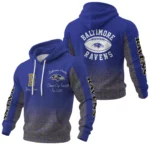 Baltimore Ravens Waffle Pullover Hoodie Custom Your Name