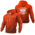 Cleveland Browns Waffle Pullover Hoodie Custom Your Name