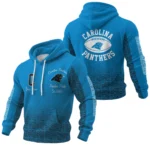 Carolina Panthers Waffle Pullover Hoodie Custom Your Name