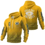 Green Bay Packers Waffle Pullover Hoodie Custom Your Name