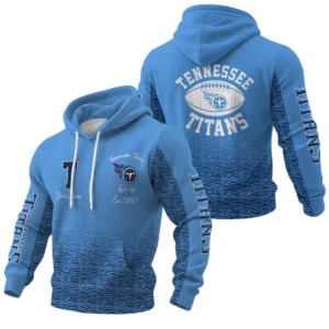 Tennessee Titans Waffle Pullover Hoodie Custom Your Name