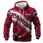 Arizona Cardinals Waffle Pullover Hoodie Personalize Your Name