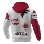 Atlanta Falcons Waffle Pullover Hoodie Customize Your Name