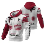 Atlanta Falcons Waffle Pullover Hoodie Customize Your Name