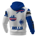 Buffalo Bills Waffle Pullover Hoodie Customize Your Name
