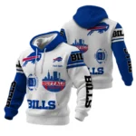 Buffalo Bills Waffle Pullover Hoodie Customize Your Name