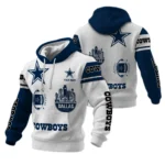 Dallas Cowboys Waffle Pullover Hoodie Customize Your Name