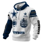 Dallas Cowboys Waffle Pullover Hoodie Customize Your Name