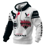 Houston Texans Waffle Pullover Hoodie Customize Your Name