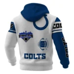 Indianapolis Colts Waffle Pullover Hoodie Customize Your Name