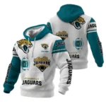 Jacksonville Jaguars Waffle Pullover Hoodie Customize Your Name