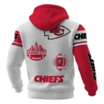 Kansas City Chiefs Waffle Pullover Hoodie Customize Your Name
