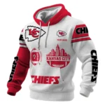 Kansas City Chiefs Waffle Pullover Hoodie Customize Your Name