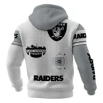 Las Vegas Raiders Waffle Pullover Hoodie Customize Your Name
