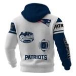 New England Patriots Waffle Pullover Hoodie Customize Your Name