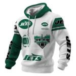 New York Jets Waffle Pullover Hoodie Customize Your Name
