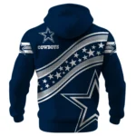 Dallas Cowboys Waffle Pullover Hoodie Personalize Your Name