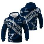 Dallas Cowboys Waffle Pullover Hoodie Personalize Your Name