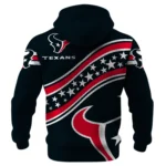 Houston Texans Waffle Pullover Hoodie Personalize Your Name