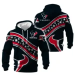 Houston Texans Waffle Pullover Hoodie Personalize Your Name
