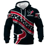 Houston Texans Waffle Pullover Hoodie Personalize Your Name