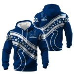 Indianapolis Colts Waffle Pullover Hoodie Personalize Your Name