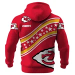 Kansas City Chiefs Waffle Pullover Hoodie Personalize Your Name